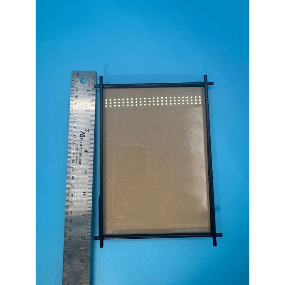 Black Metal Floating Picture Frame 4x6 Minimalist Modern Tabletop Photo Display